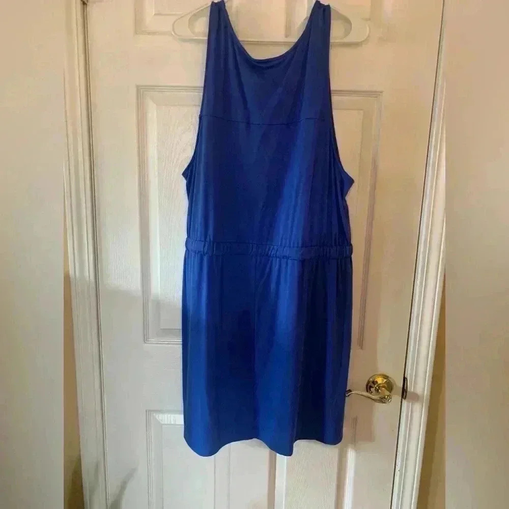Woman’s Blue West Loop Drawstring Dress - Picture 5 of 5